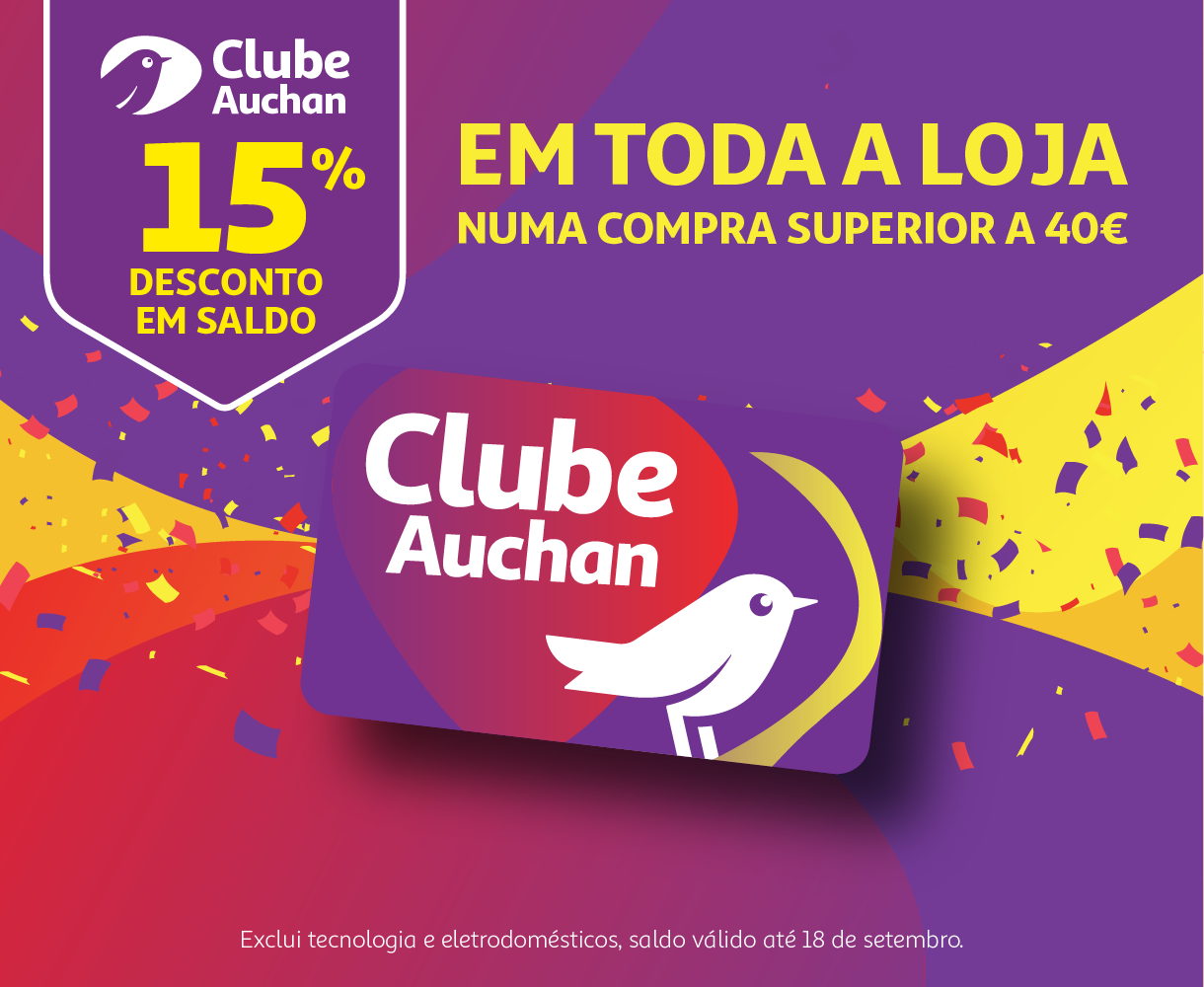 Campanha 15% em Toda a Loja Auchan